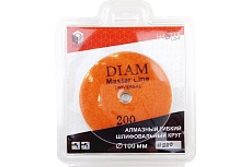 Круг алмазный гибкий шлифовальный Master Line Universal (100х15 мм; №200; сухая/мокрая) Diam 625