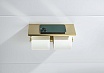 Держатель туалетной бумаги Aquatek Оберон AQ4909BG шлифованное золото