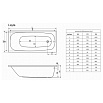 Акриловая ванна Excellent Layla 170x75