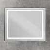 Зеркало BelBagno SPC-KRAFT-1000-800-SENS-NERO 100x80 см сенсорный выключатель, черный