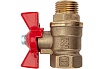 Шаровой для воды Valfex 1/2" ВР/НР ручка-бабочка, латунный 11Б27фт1М VF.218.LB1.012.Bir