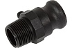 Камлок TITAN LOCK 0,75in типа F ниппель, наружная. резьба BSP (полипроп.) TL75FPP