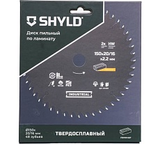 Пильный диск SHYLD по ламинату твердосплавный 255x30 мм, 80 зубьев 6692504