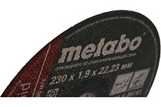 Круг отрезной по нержавеющей стали SP-Novorapid (230x1.9x22.23 мм) Metabo 617168000