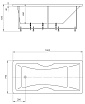 Акриловая ванна Aquatek Феникс 160х75 см FEN160-0000006