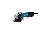 Шлифовальная угловая машина Makita 125 мм, 1900 Вт, 2800-11500 об, SJSII, AFT, тормоз, защита от непреднамеренного пуска, плавный пуск, поддержание оборотов под нагрузкой, широкая клавиша GA5093X01