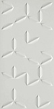 Плитка Atlas Concorde 3D Wall Design 3D Flake White Matt 40x80 см, 8DWF