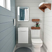 Мебель для ванной Art&Max Liberty 50 см правая, белый глянец