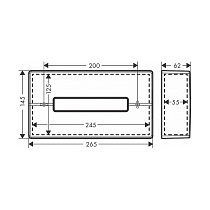 Диспенcер для бумажных полотенец Hansgrohe AddStoris 41774000 хром