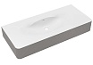 Раковина Vincea Caprise VCB-4CA120MWLG 120 см, Corian, белый матовый/светло-серый матовый