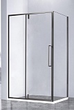Душевой уголок Vincea Slim-N VSR-4SNP1010CLGM 100x100 вороненая сталь, прозрачный