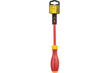 Диэлектрическая отвертка IEK ARMA2L 3 SL5,5x125 K3 A2L3-SC30-K3-SL-55-125