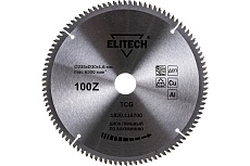 Диск пильный по алюминию (235х30х1.6 мм; 100Z) Elitech 195629