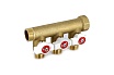 Коллектор НВ 1 3х1/2 Н 40мм с кранами Uni-Fitt 424G4230