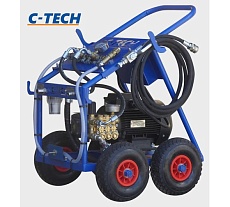 Установка опрессовочная в/давления C-TECH DN1520 (140 бар, до 1200 л/ч, 5.5 кВт, 380 В) мобильная NP1520ET3E4BP2P1 DN1520ET3E4BP2P1