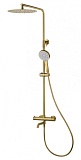 Душевая стойка Wonzon&Woghand Stick WW-88739903-BG термостат, брашированное золото