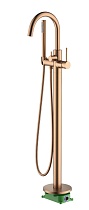 Напольный смеситель Timo Saona 2310/19Y-CR с душем, розовое золото