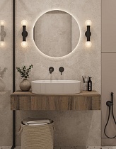 Мебель для ванной ЗОВ Токио 100 см со столешницей, древесина аттик