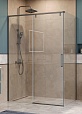 Душевой уголок BelBagno SOFT_CLOSE-1-AH-1-150/100-C-GM 150x100 прозрачный, оружейная сталь