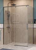 Душевой уголок BelBagno SOFT_CLOSE-1-AH-1-150/100-C-GM 150x100 прозрачный, оружейная сталь