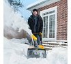 Бензиновая снегоуборочная машина Denzel sb 460 e, 99cc, эл.старт, шнек snowcrusher 97649