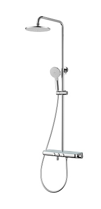 Душевая стойка Arrow AG3308SH с термостатом, хром