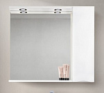 Зеркальный шкаф BelBagno MARINO-SPC-900/750-1A-BL-P-R 90 см, правосторонний, Bianco Lucido