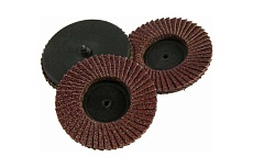 Круг лепестковый торцевой для дрели 75 мм, М8, P40, 3 шт для дрели Тундра 9718193