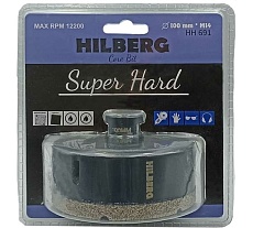 Коронка алмазная Super Hard 100 мм, M14 Hilberg HH691
