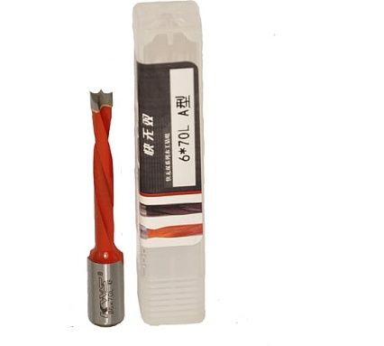 Сверло для глухих отверстий KWS HW 6х43х70 мм, Z=2, L K6 4040-01003-A0670L