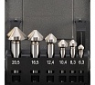 Набор зенковок H-Tools 90гр. 6.3-20.5мм DIN335C 3z HSSE-Co5 6шт 102152EHT