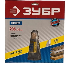 Диск пильный &quot;чистый рез&quot; (235х30 мм; 48Т) Зубр 36905-235-30-48