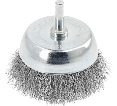 Корщетка чашечная (75 мм; стальная проволока) для дрели Hoegert Technik HT7D704