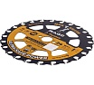 Диск пильный RAGE Furious Wood&Nails 165 мм 24 зуба посадка 20 мм + кольцо 16 мм 594248