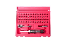 Набор бит 1/2&quot;, 3/8&quot; TORX, HEX, PH с держателем, в кейсе (55 предметов) JTC 5610