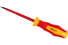 Отвертка Sturm 1040-17-SL4-100 шлиц, ДИЭЛЕКТРИЧЕСКАЯ, эрго ручка, SL4х100мм