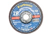 Круг лепестковый торцевой, прямой, цирконат 65% 125х22.2 мм, P-120 ABRAFORM AF-FLAP-FT-125-P120-ZR65
