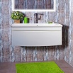 Мебель для ванной Бриклаер Вега 100 см белый глянец