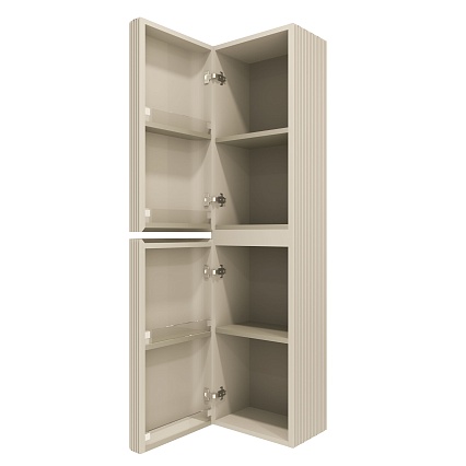 Шкаф пенал Vincea Альто (Alto) 40 см светло-бежевый матовый, левый VSC-4A150MLBG-L