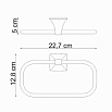 Вешалка для полотенец WasserKRAFT Wern K-2560, кольцо