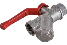 Шаровой кран с фильтром Valfex PREMIUM для воды, 1/2&quot; ВР/ВР, рычаг VF.292.NR1.012.PREMIUM