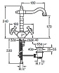 Смеситель для раковины Roca Florentina 5072119A0