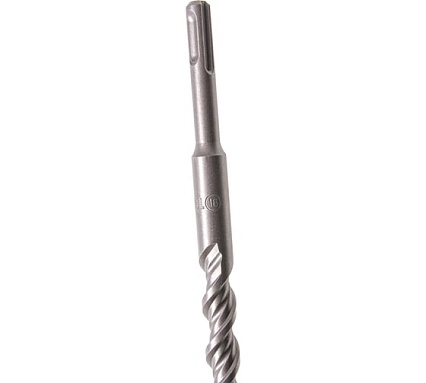 Бур по бетону, двойная спираль, Cobalt W-tip (16x600 мм; SDS PLUS) Denzel 705042
