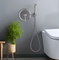 Смеситель Aquatek Классик AQ1519CR с гигиеническим душем, хром