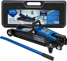 Домкрат подкатной гидравлический Scheppach 2.5т h min 90мм, h max 400мм в кейсе Sch-T830031DS(58997)