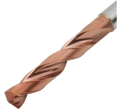 Сверло AHNO 10.7 мм, твердосплавное, 5D, без подвода СОЖ, SP-X800051070, VHM, по стали, чугуну, нерж. и жаропроч.стали ah00420