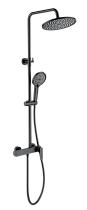 Душевая стойка Wonzon&Woghand WW-B3517-MB черный матовый