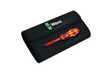 Набор насадок с отвёрткой-битодержателем WERA Kraftform Kompakt VDE 7 Universal 1 Tool Finder 7 предметов WE-006600