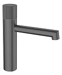 Смеситель для раковины Vincea Desire VBF-1D3GM, вороненая сталь