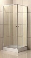 Душевой уголок BelBagno UNO-AH-2-120/80-P-Cr 120x80 рифленый